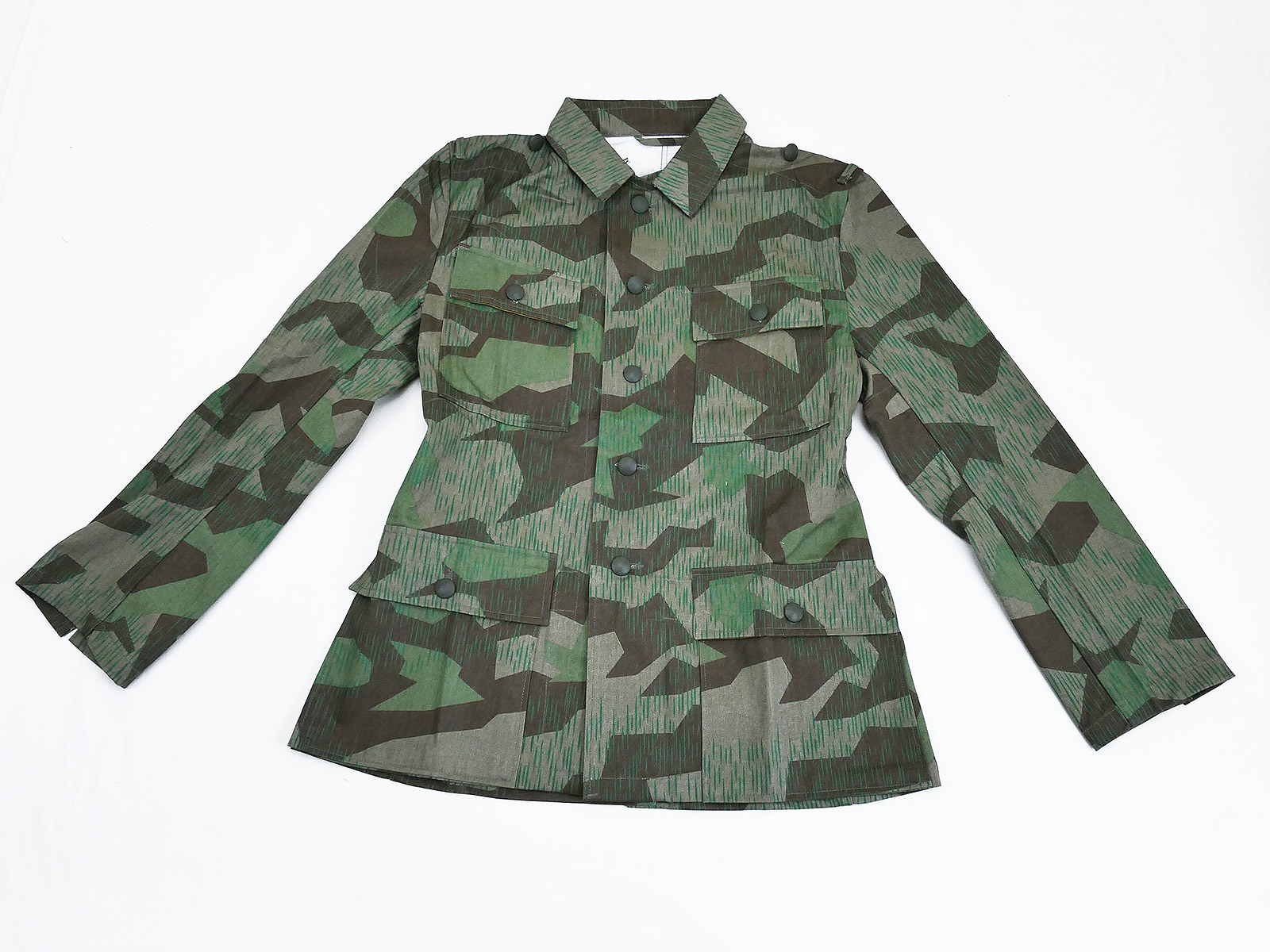P13908975dT95RKgipJRN Wehrmacht splittertarn Viertaschenrock Feldbluse Tarnbluse Uniform Tarnjacke