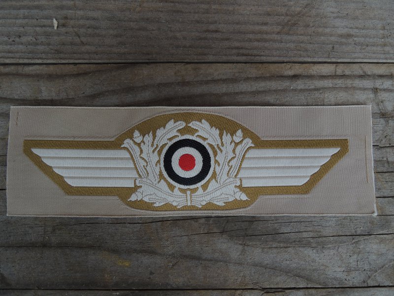 Kokarde Schirmmütze Luftwaffe Tropen "Hermann Göring" Mannschaften