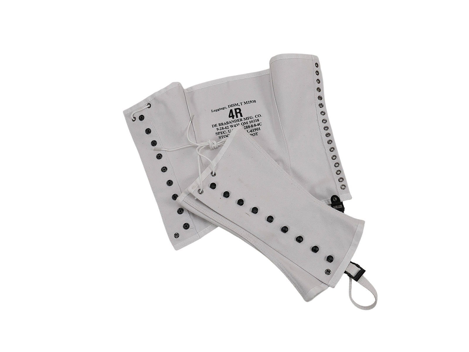 Gamaschen M1938 US MP Military Police Leggings weiß