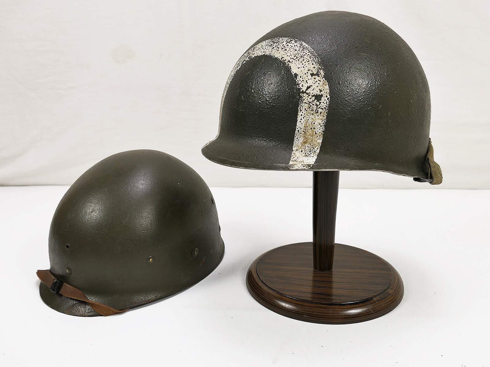 #B/ US ARMY Type WW2 M1 Engineer Special Unit Stahlhelm Steel helmet + Liner Pioniere