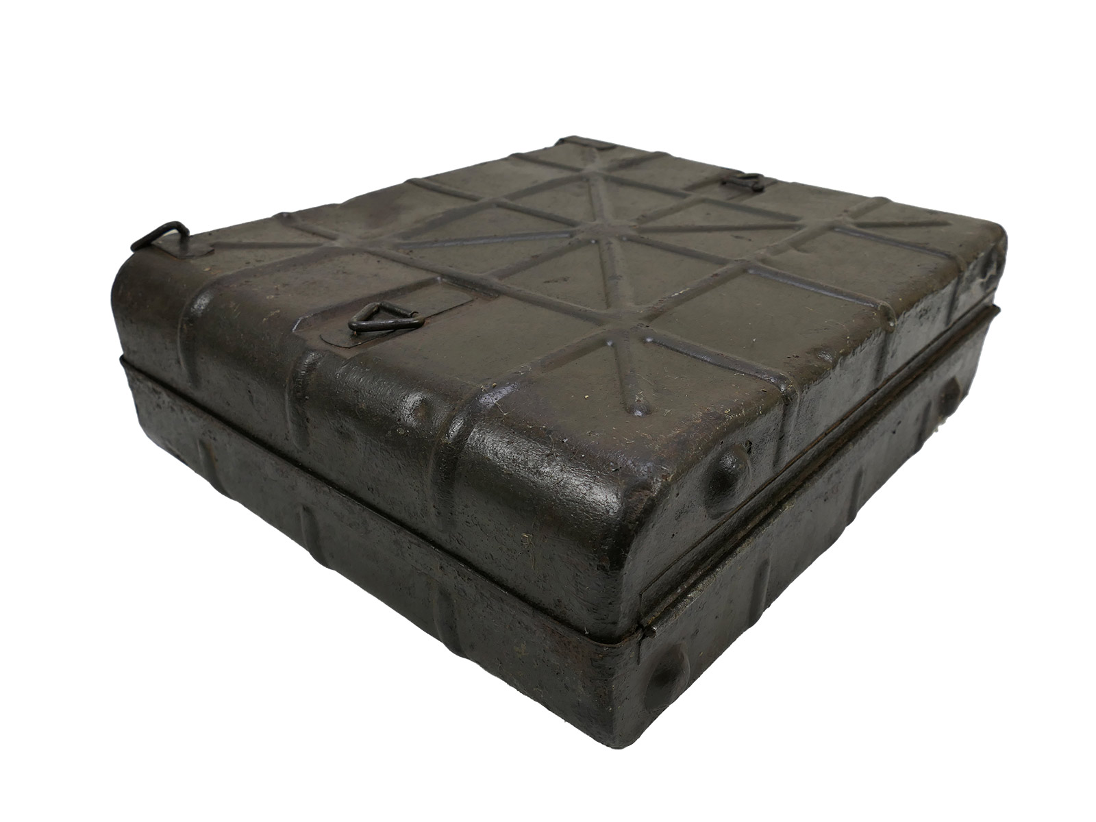 Schlachtfeldfund Transportkoffer Stielhandgranaten M24 Handgranatenkoffer Kiste BATTLE WORN