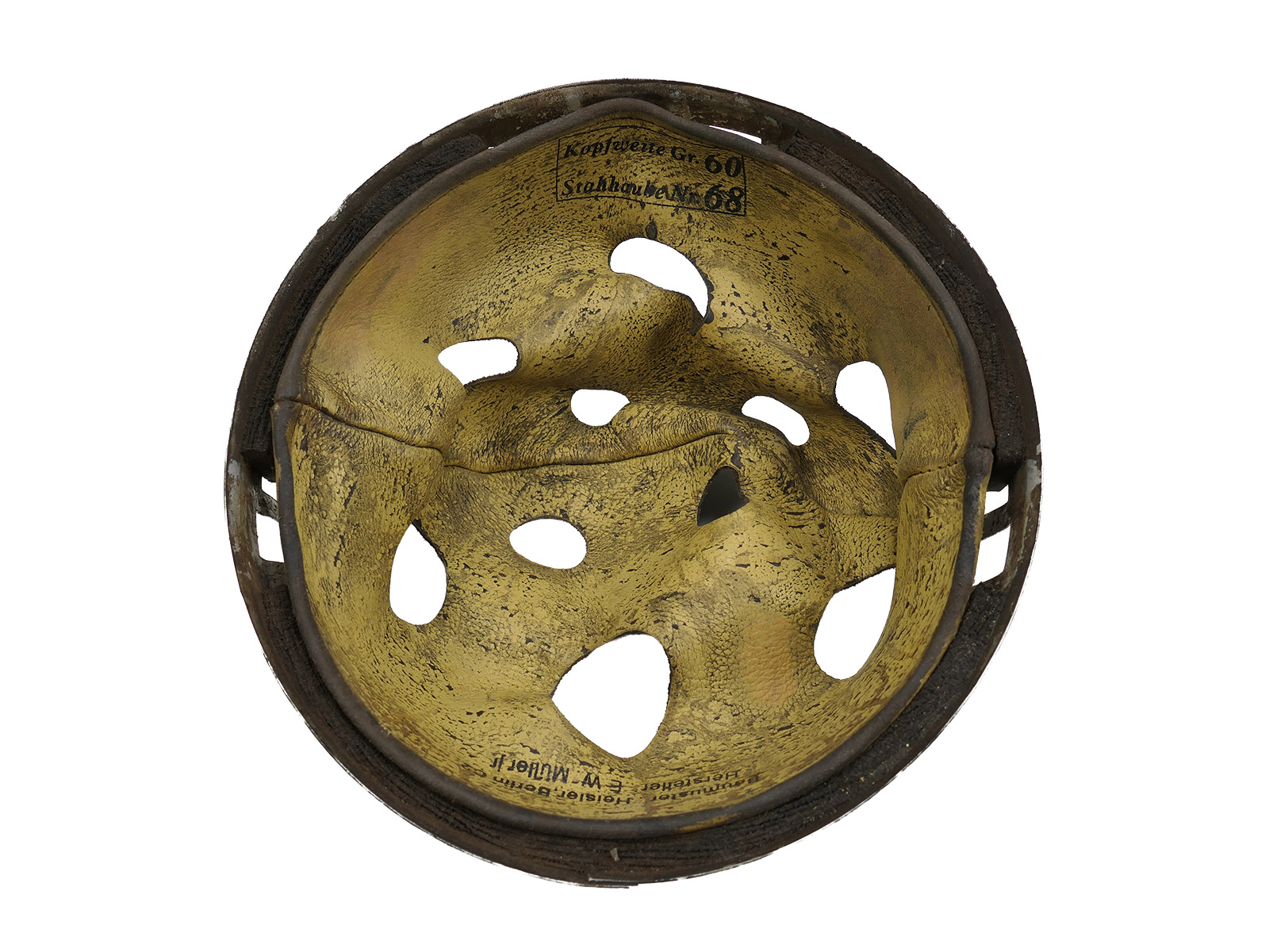 Liner Helmfutter Fallschirmjägerhelm M38 Stahlhelm Innenfutter BATTLE WORN