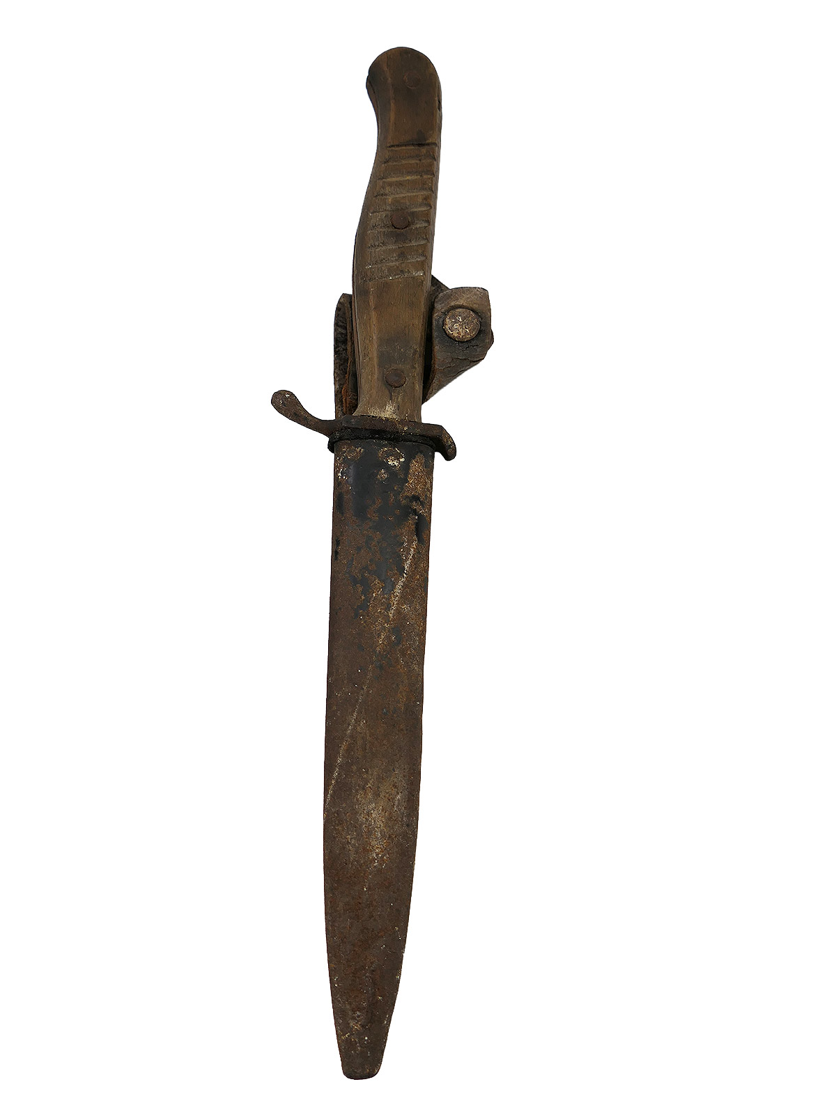 WK1 Grabendolch mit Abnahme ERN Wald Rheinl. Rasiermesser Fabrik COLLECTION BATTLE WORN