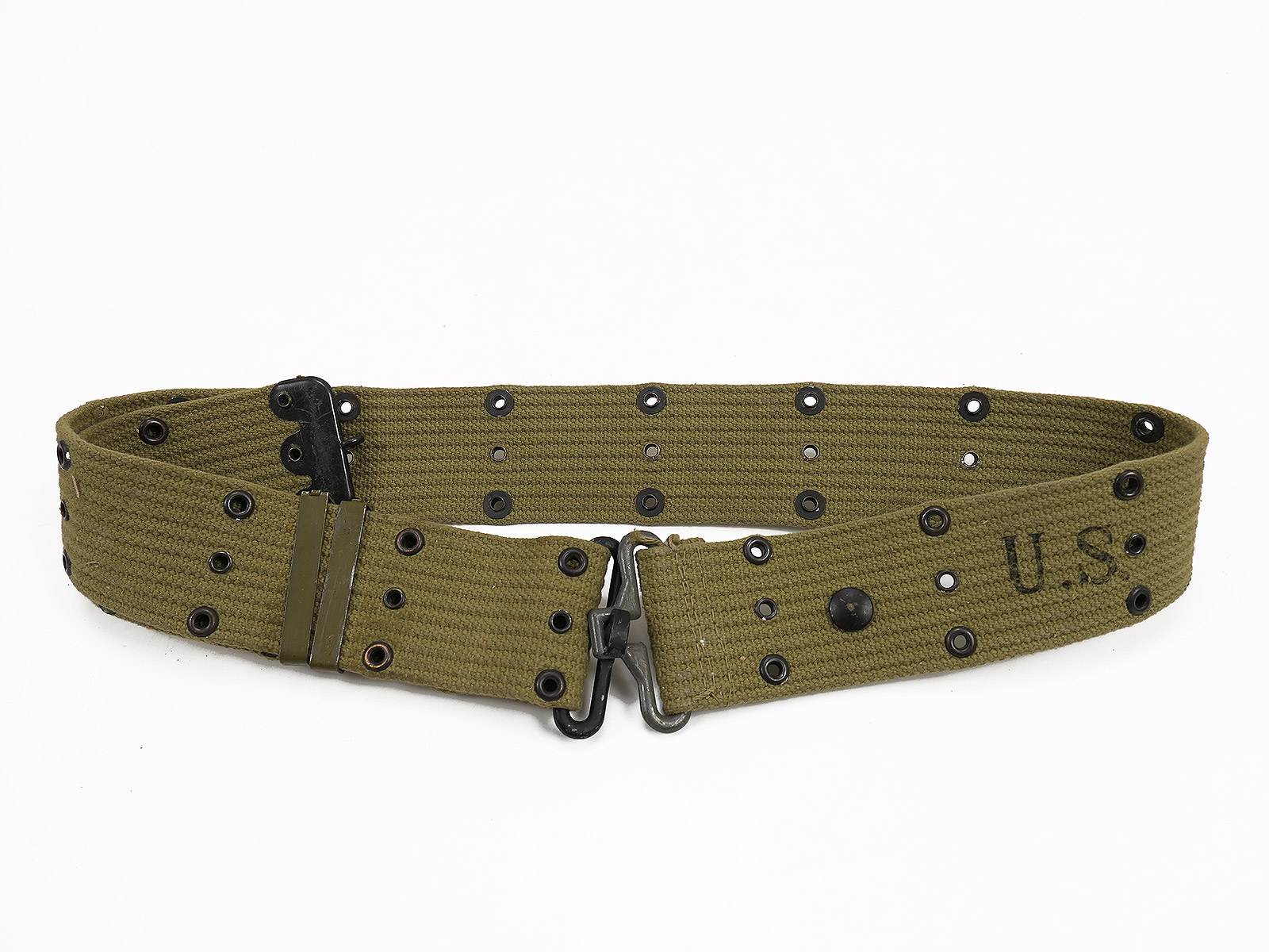 DEPOT #6 Original US ARMY WW2 M-1936 Pistol Belt Lochkoppel Koppel NASCO 1942