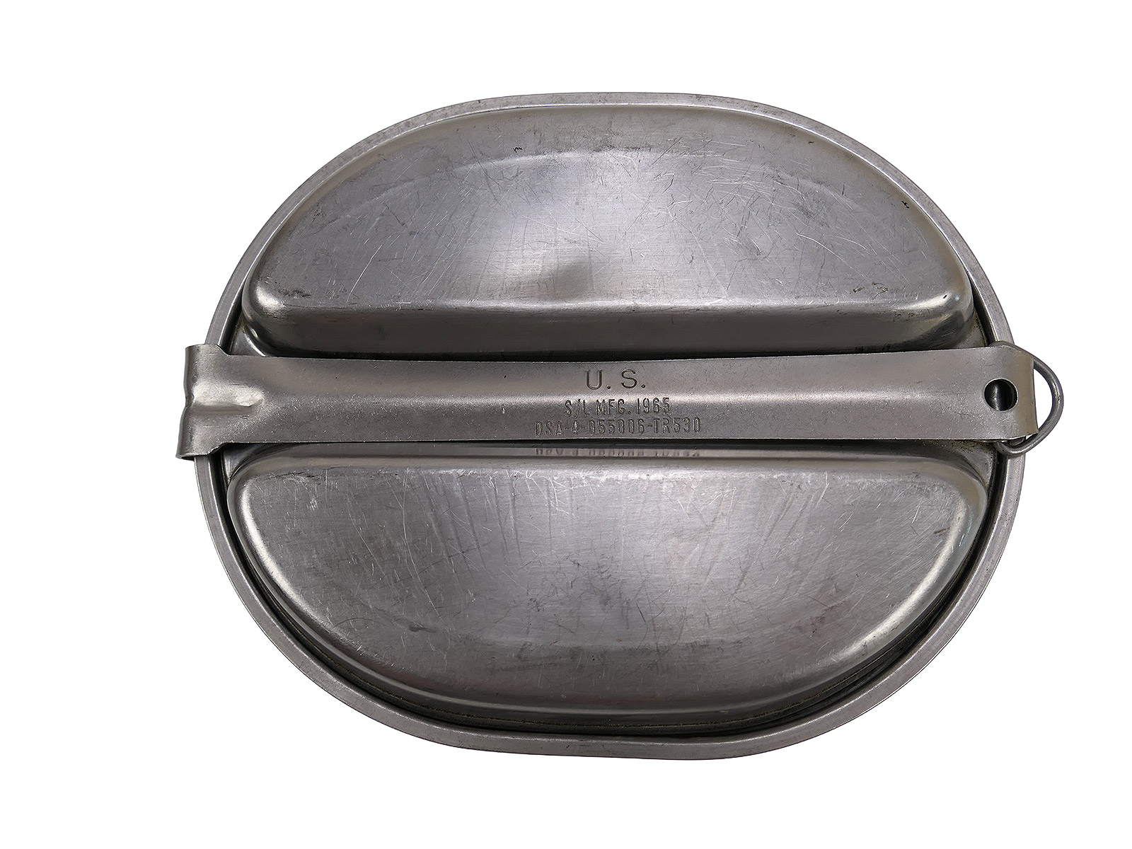 #14/ Original US Army Essgeschirr VIETNAM 60's Kochgeschirr Canteen S/L MFG. 1965 COLLECTION BATTLE WORN