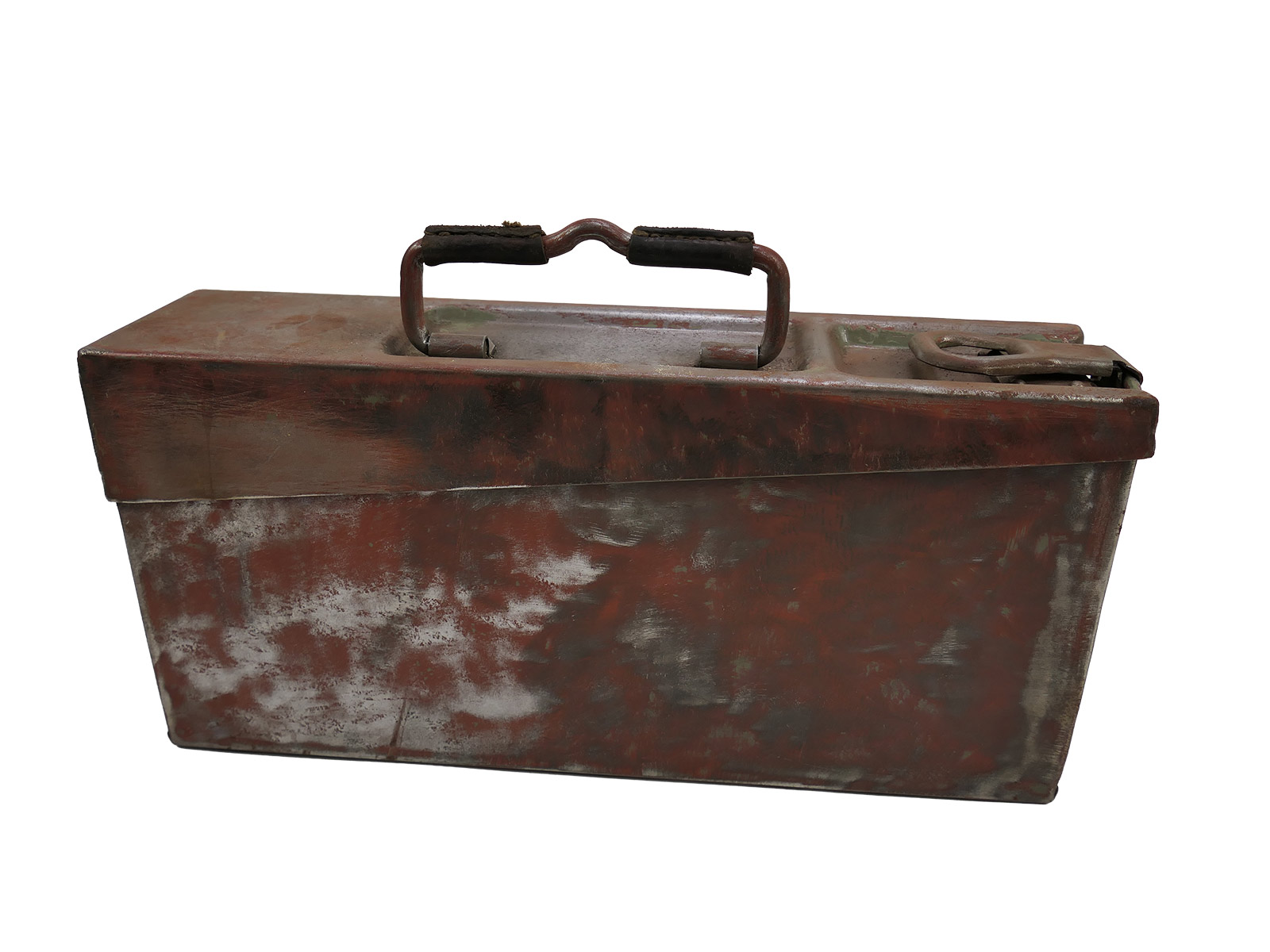 #2/ Typ Wehrmacht MG 34/42 Patronenkasten 41 Gurtkasten BATTLE WORN