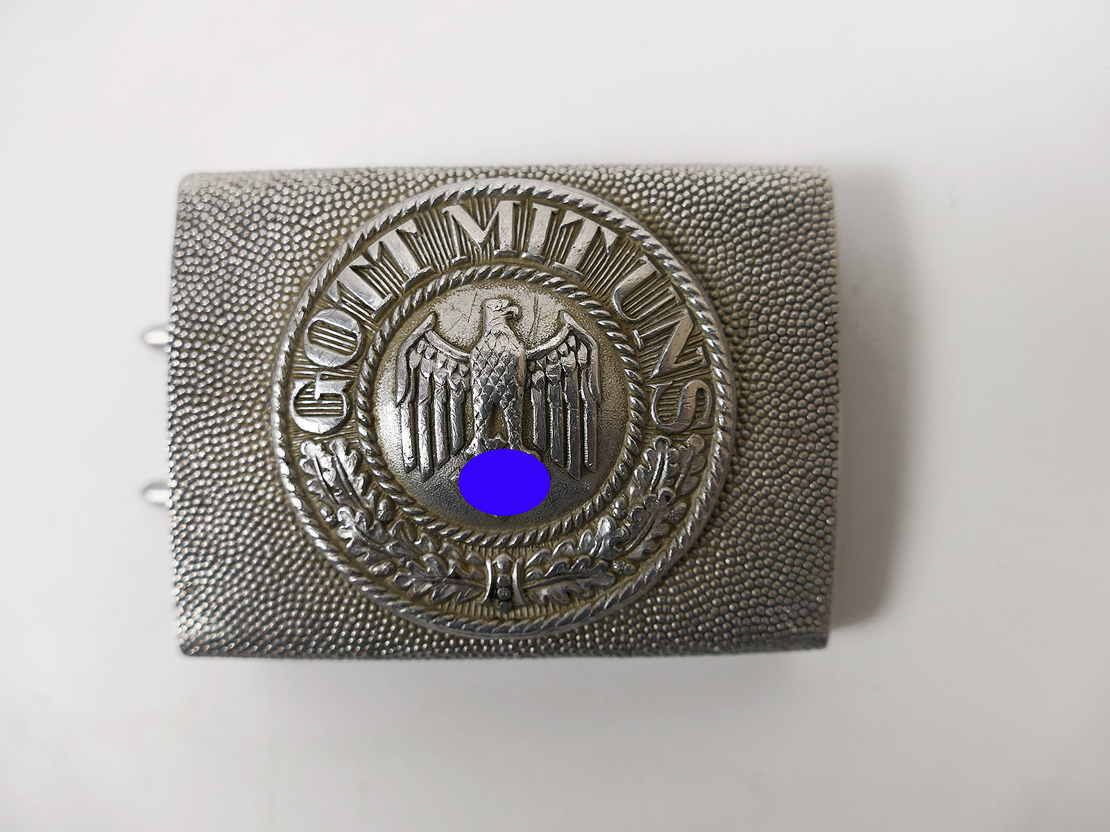 Heer Koppelschloss für Mannschaften / Waffenrock Aluminium mit aufgeklammertem Emblem Heer Koppelschloss für Mannschaften / Waffenrock Aluminium mit aufgeklammertem Emblem