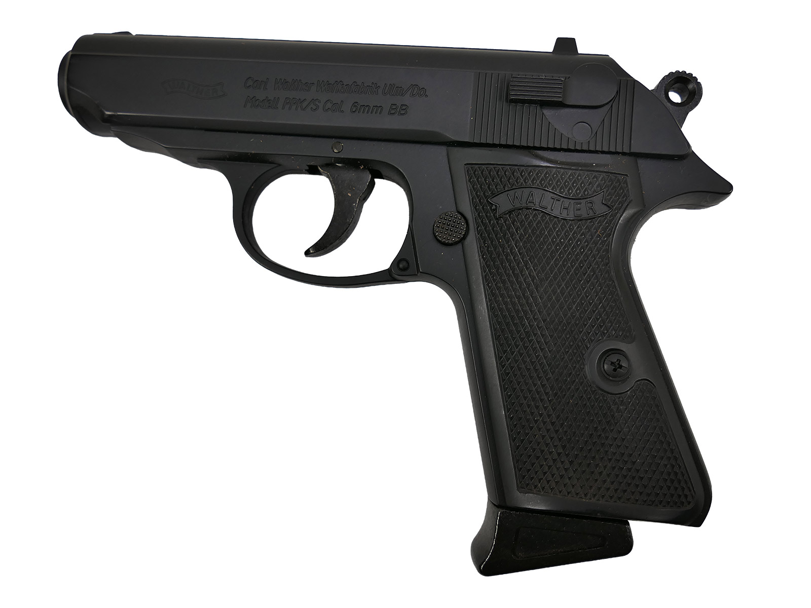 Pistolentasche Polizei Kurzpistole Kal. 7.65 PPK mit 6mm Blowback Pistole Taschenfüller Keine Funktion