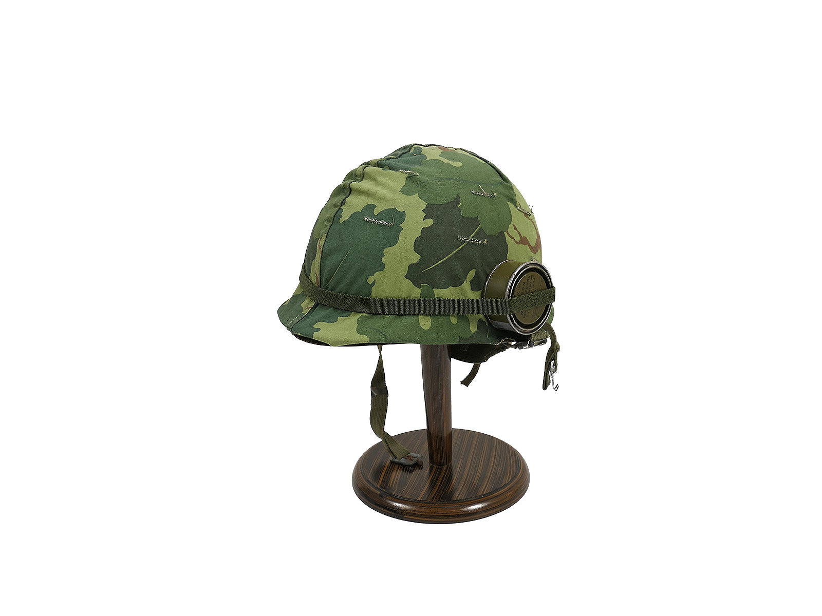 US ARMY Vietnam Korea M1 Stahlhelm mit Original TOP Mitchell Helmbezug und Westinghouse Liner
