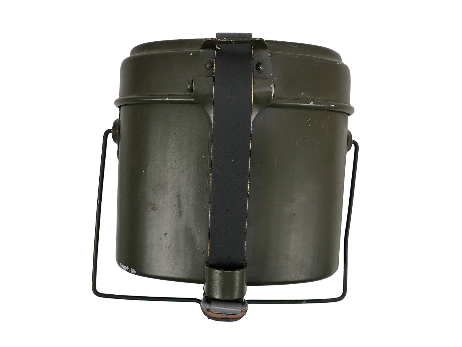 SET Typ Wehrmacht Eßgeschirr Kochgeschirr mit Riemen / Lederriemen