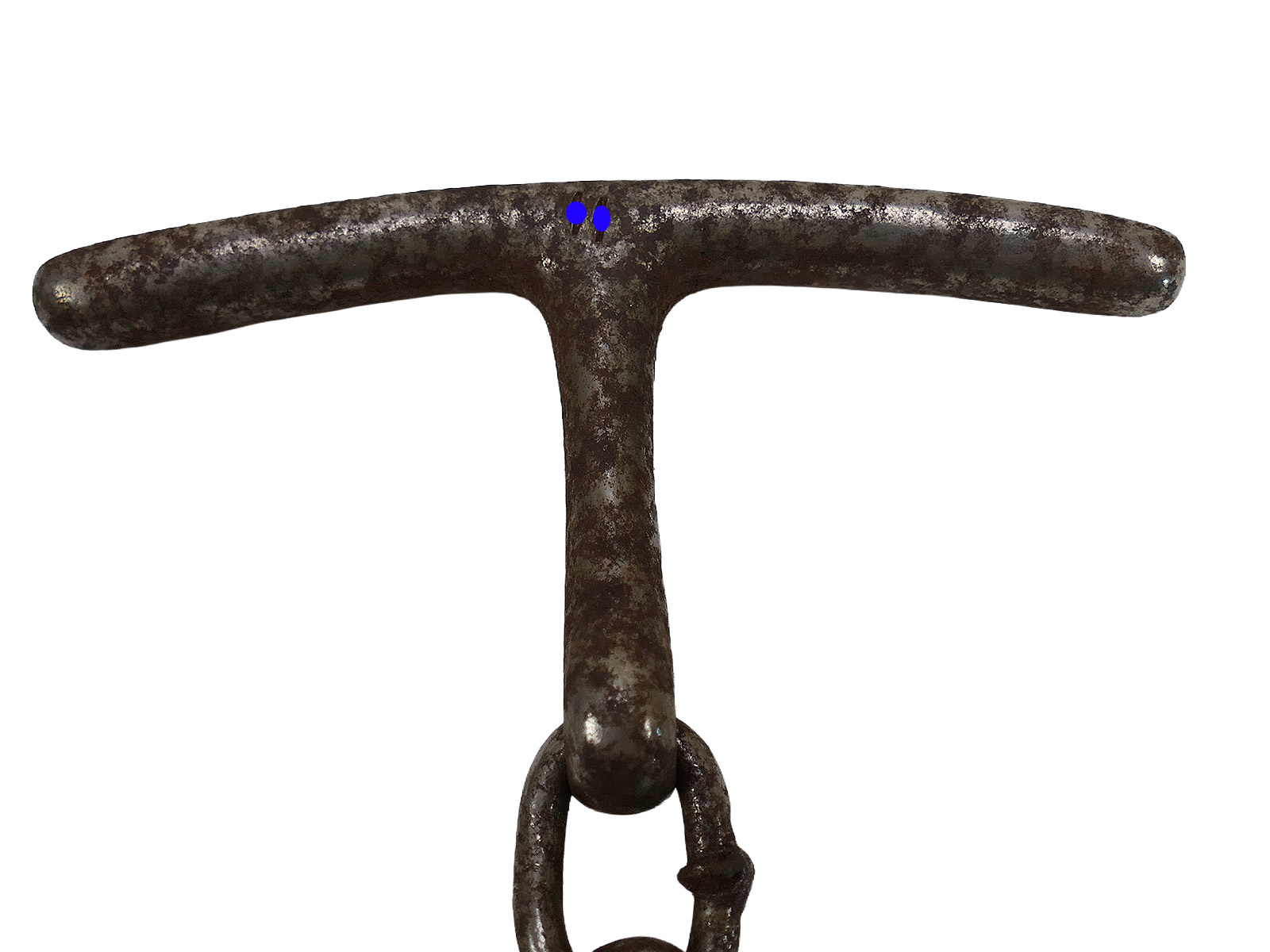 #E SS Hand Knebel Knebelkette Abführ-, Vorführ- oder Knebelkette ANTIK