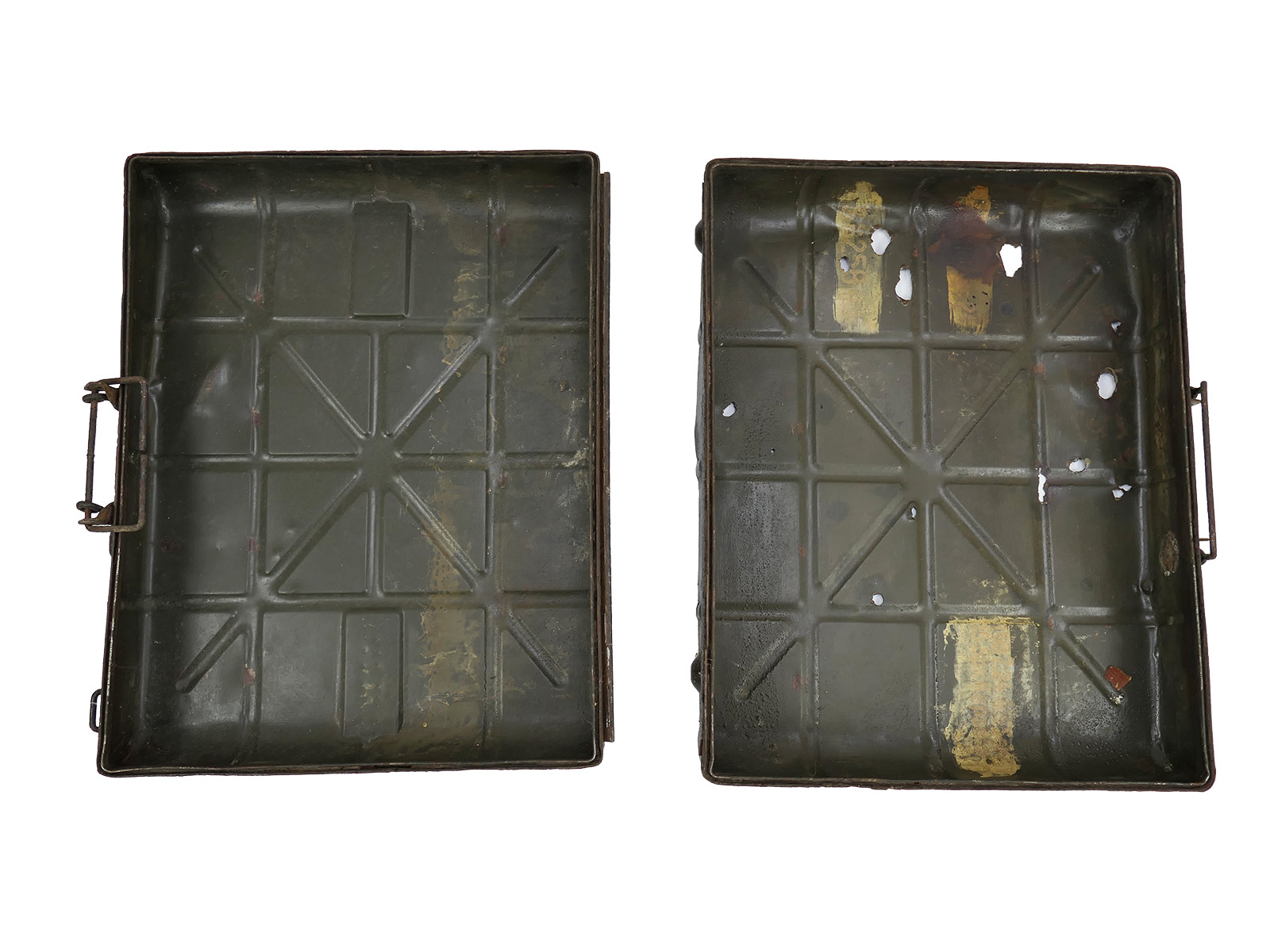 Schlachtfeldfund Transportkoffer Stielhandgranaten M24 Handgranatenkoffer Kiste BATTLE WORN