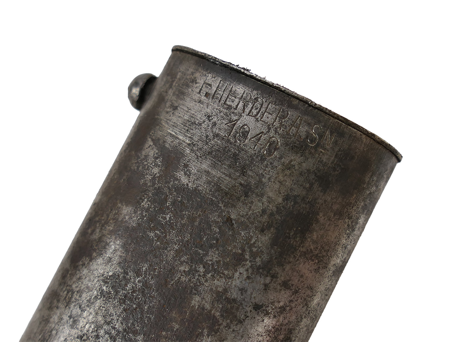 Wehrmacht Bajonett M84/98 K98 / Seitengewehr S/155 mit Koppelschuh BATTLE WORN