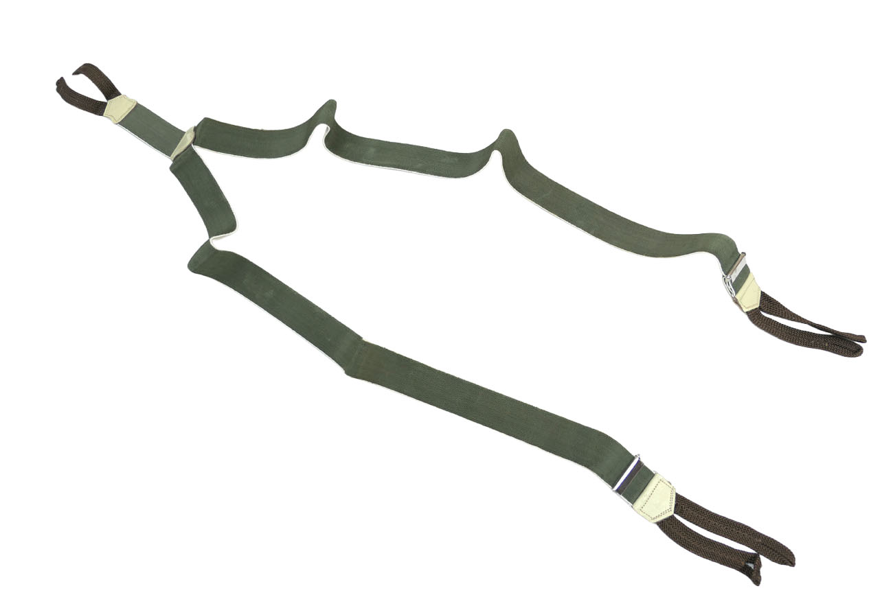 Wehrmacht Hosenträger für Feldhose bml 43 / Braun