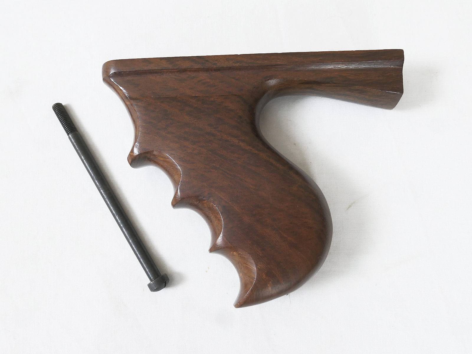 US ARMY WW2 Thompson M1928 Lauf Holz Griff / Vordergriff Tommy Gun Handgriff