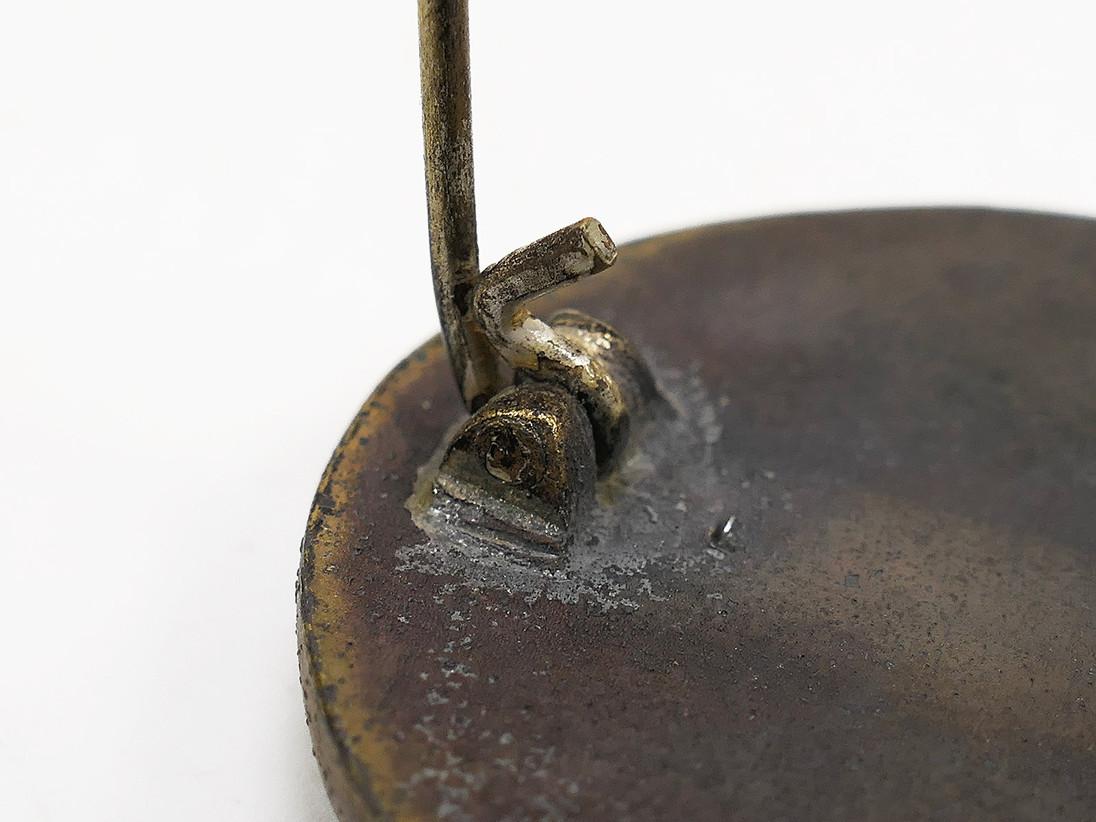 Wehrmacht Original WW2 Verwundetenabzeichen Gold Doppelhersteller L/55 und 100