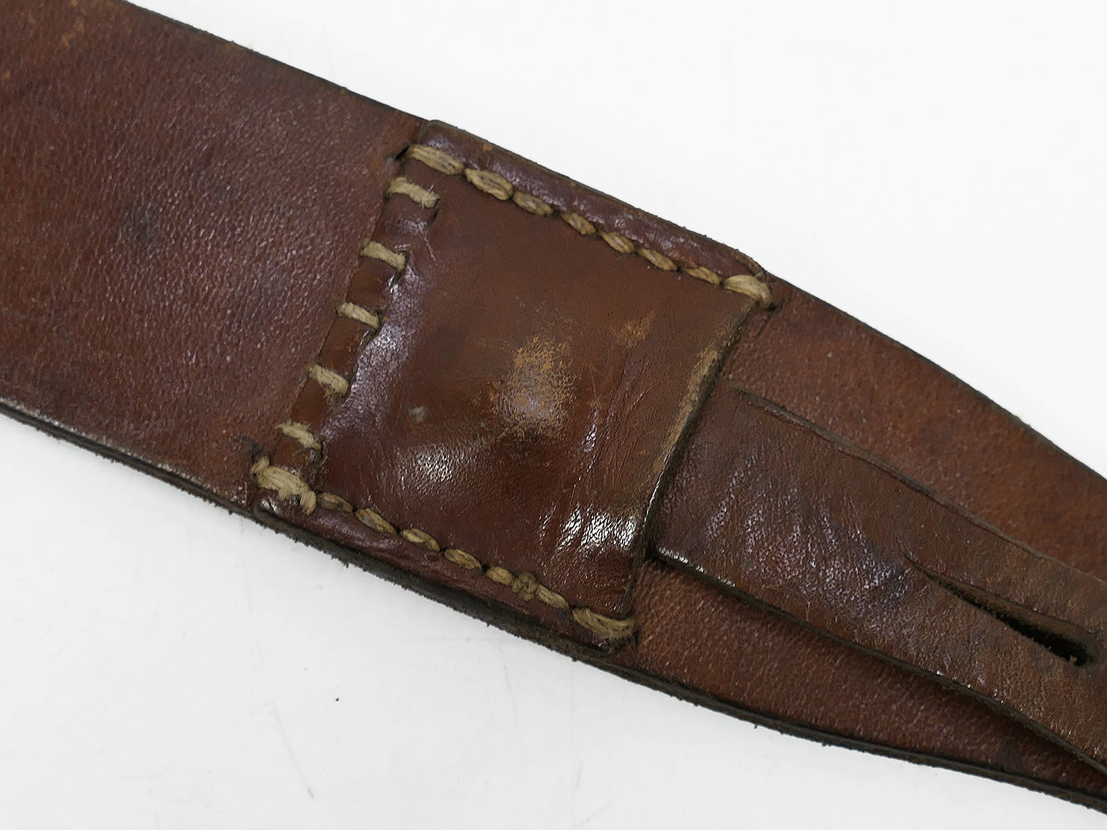 Einzelstück - Wehrmacht Original Y-Riemen Leder Koppeltragegestell Franz Brehme 1942 Top!  COLLECTION
