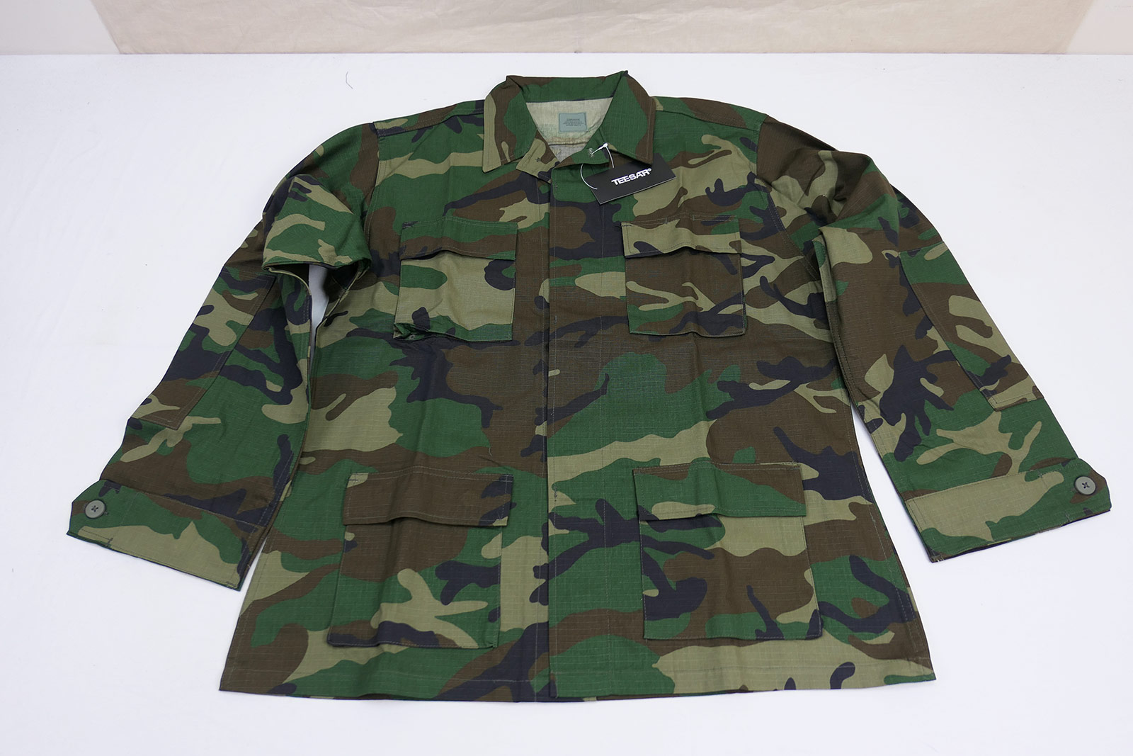 P1120234 US Army BDU Woodland Feldjacke Ripstop Field Jacket