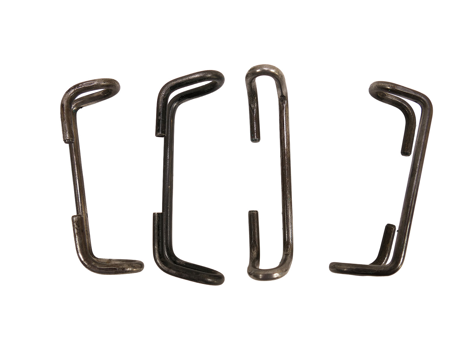 1x St. US WW2 Pistol Belt Hook Hanger for Equipment Steel Pistol Belt Haken für Koppel Lochkoppel