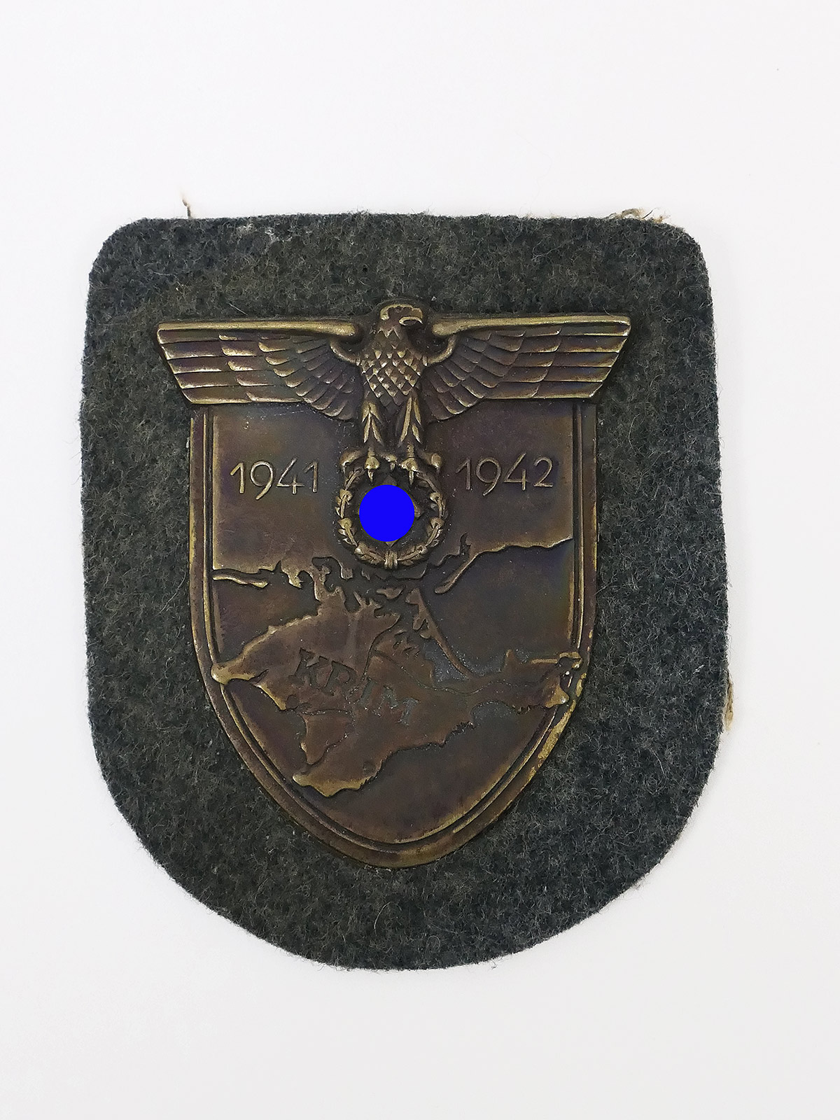 Wehrmacht Ärmelschild Krim 1941 1942 Krimschild für Feldbluse