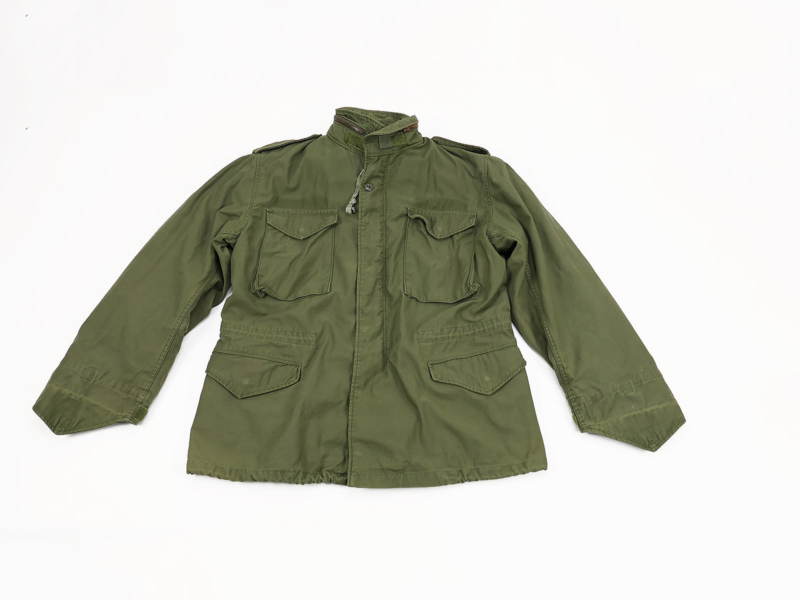 US ARMY M65 Cold Weather Field Jacket Feldjacke M65 oliv Medium 1979 mit schöner Patina