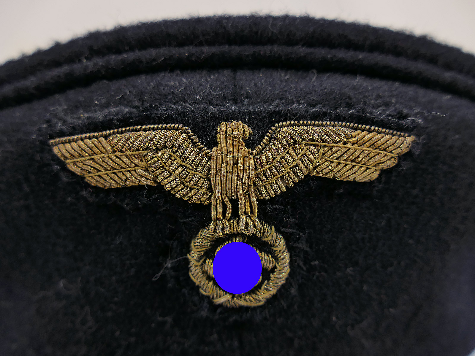 Antike Kriegsmarine Schirmmütze ADMIRAL mit Original Effekten (Mützenadler + Kokarde) COLLECTION