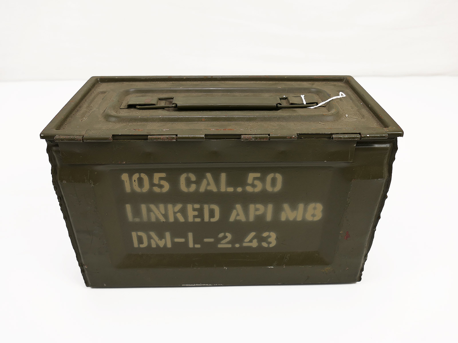 #6 US Army Ammunition Box CAL .50 M2 Munitionskiste Ammo Metallkiste Gurtkasten