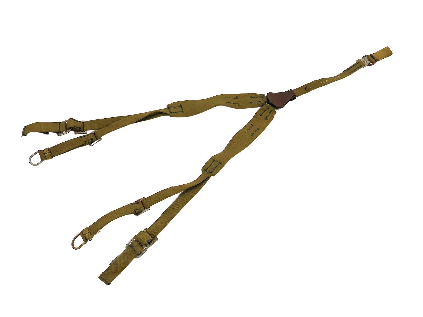 Wehrmacht DAK Afrikakorps Tropen Web Y-Riemen Südfront Spätkrieg Koppeltragegestell