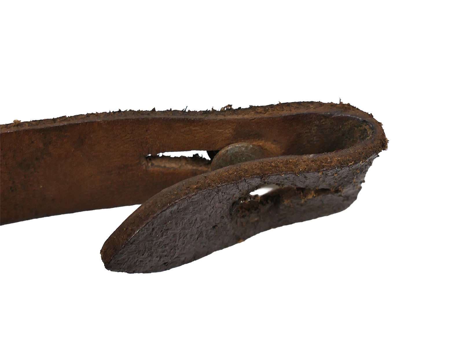 Einzelstück Vintage Kinnriemen Antik für Luftwaffen Stahlhelm Helmfutter M35 M40 M42 COLLECTION