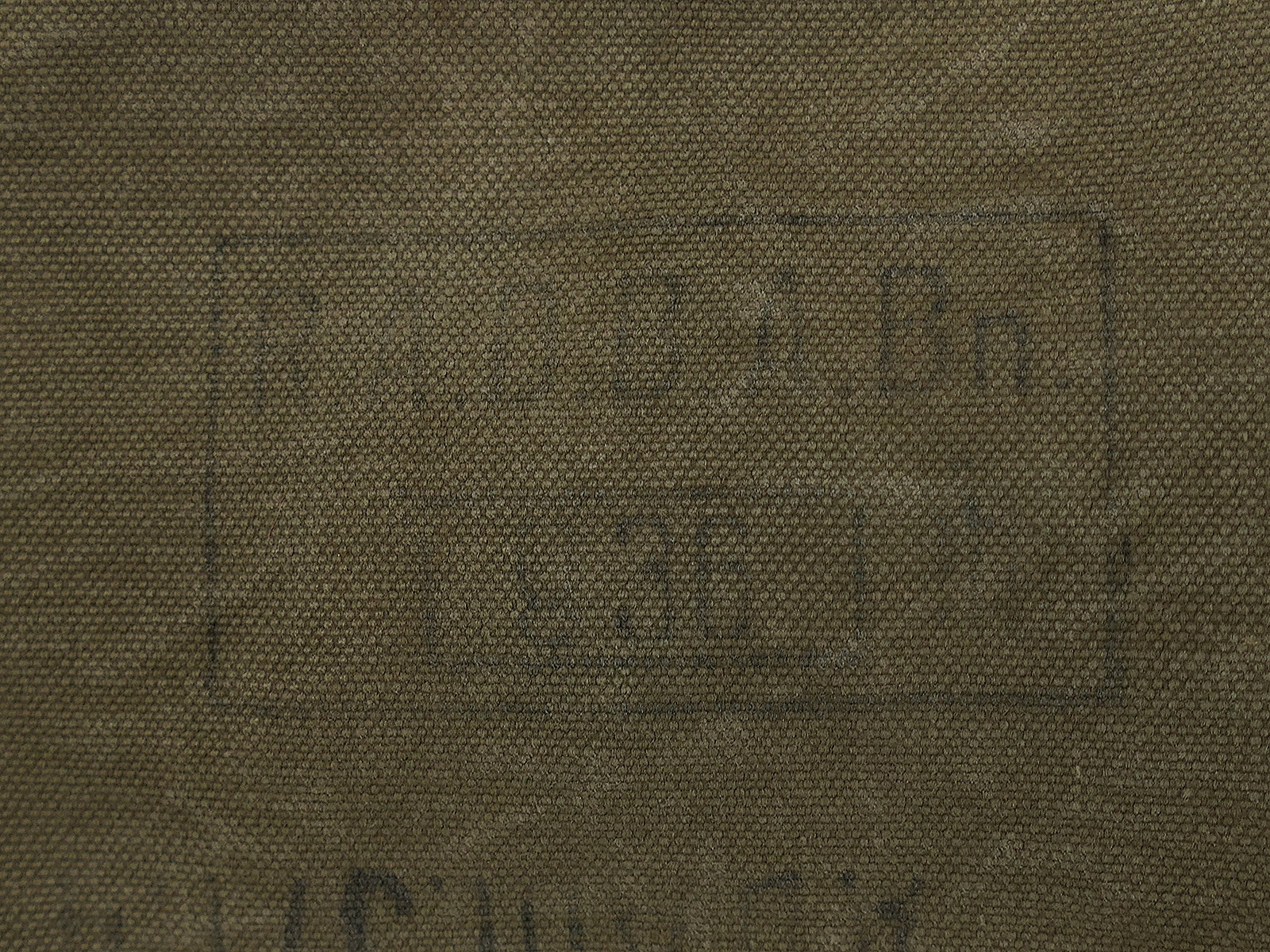 WW2 Original  Brotbeutel RAD 1936 ? Reichsarbeitsdienst mit Namensetikett COLLECTION