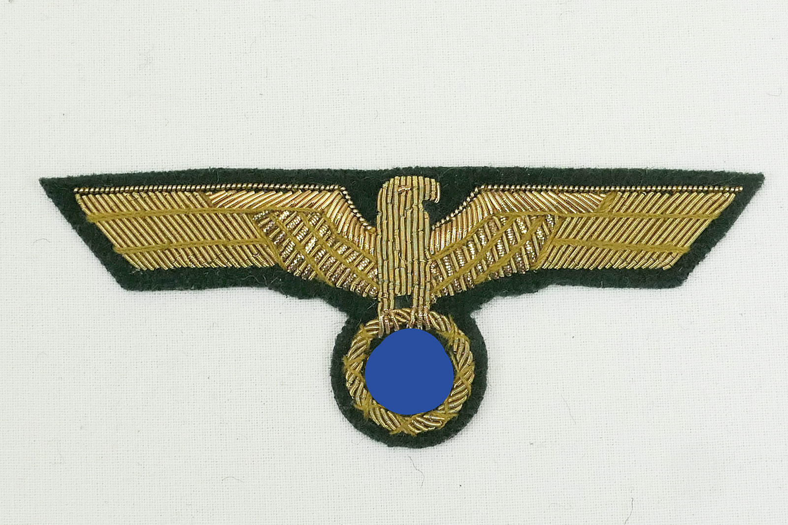Wehrmacht General Brustadler M36 Goldfaden gestickt matt antik goldener Faden