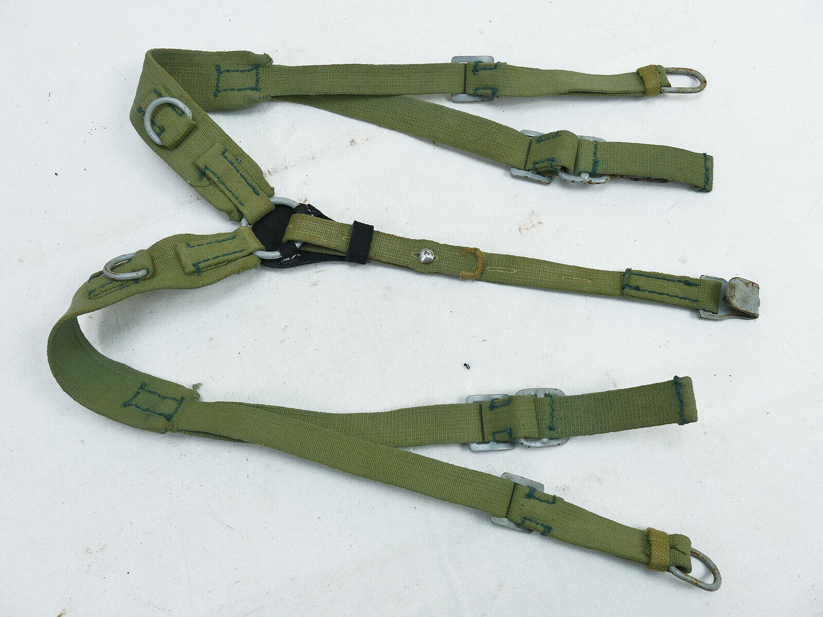 Aus Museum Wehrmacht DAK Afrikakorps Tropen Web Y-Riemen Südfront