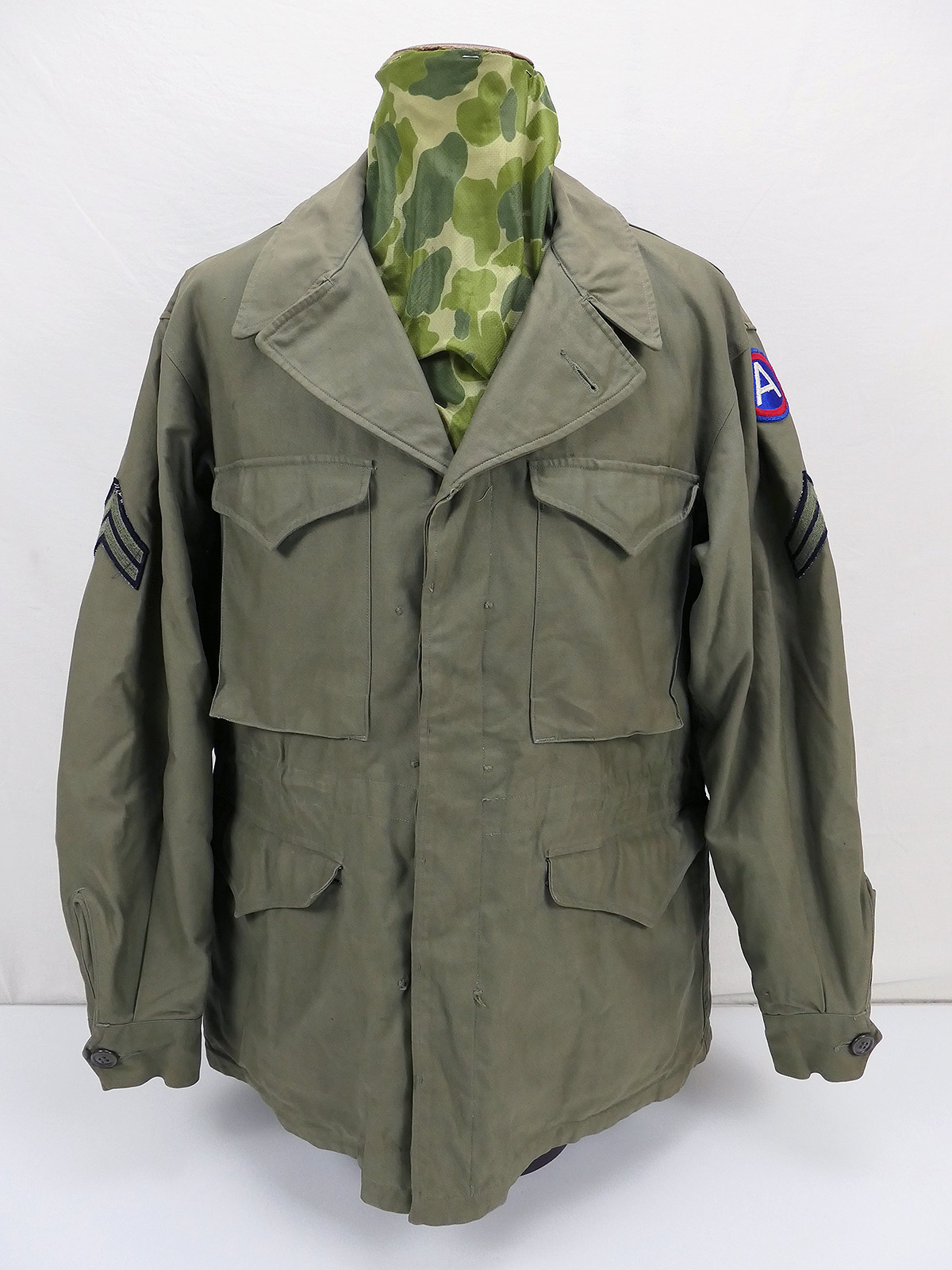 Original US Army WW2 M-1943 Field Jacket Feldjacke 1944 Gr.38R