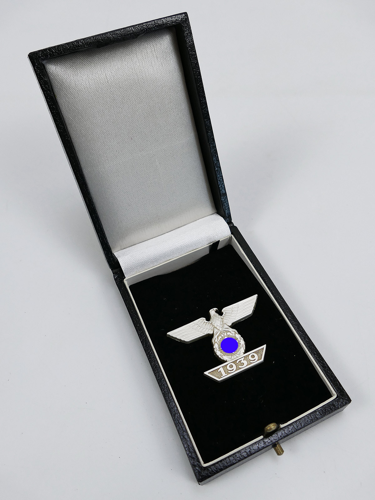 Eisernes Kreuz 1939 Wiederholungsspange im Verleihungsetui / Etui Spange EK1