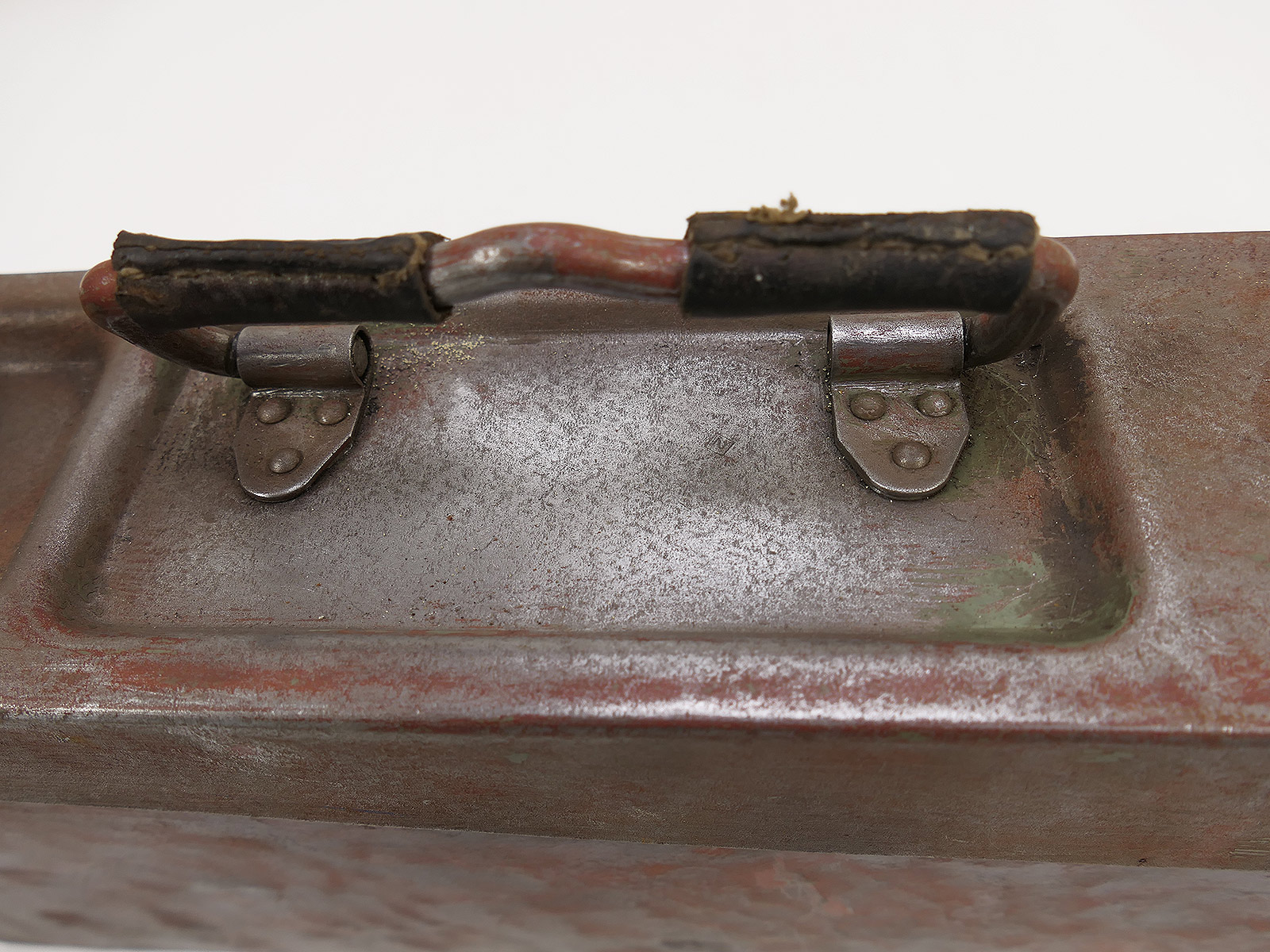 #2/ Typ Wehrmacht MG 34/42 Patronenkasten 41 Gurtkasten BATTLE WORN