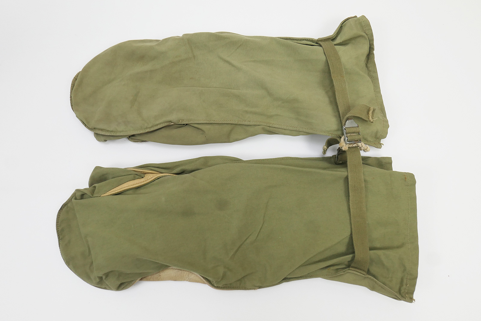 P1540501 #2 US ARMY WW2 Mitten Shell Trigger Finger Gloves Dreifinger Jeep Winter Handschuhe Gr. I