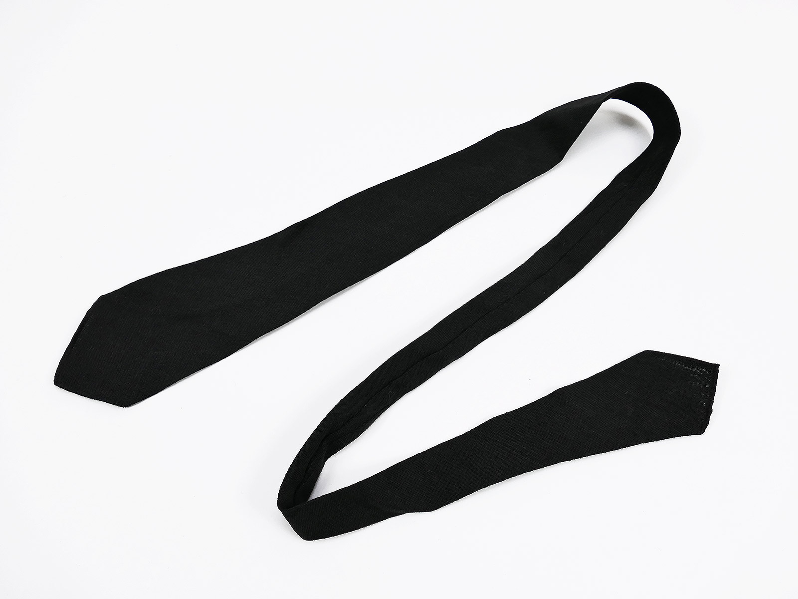 P1601529 Schwarze Krawatte Schlips Dienstkrawatte