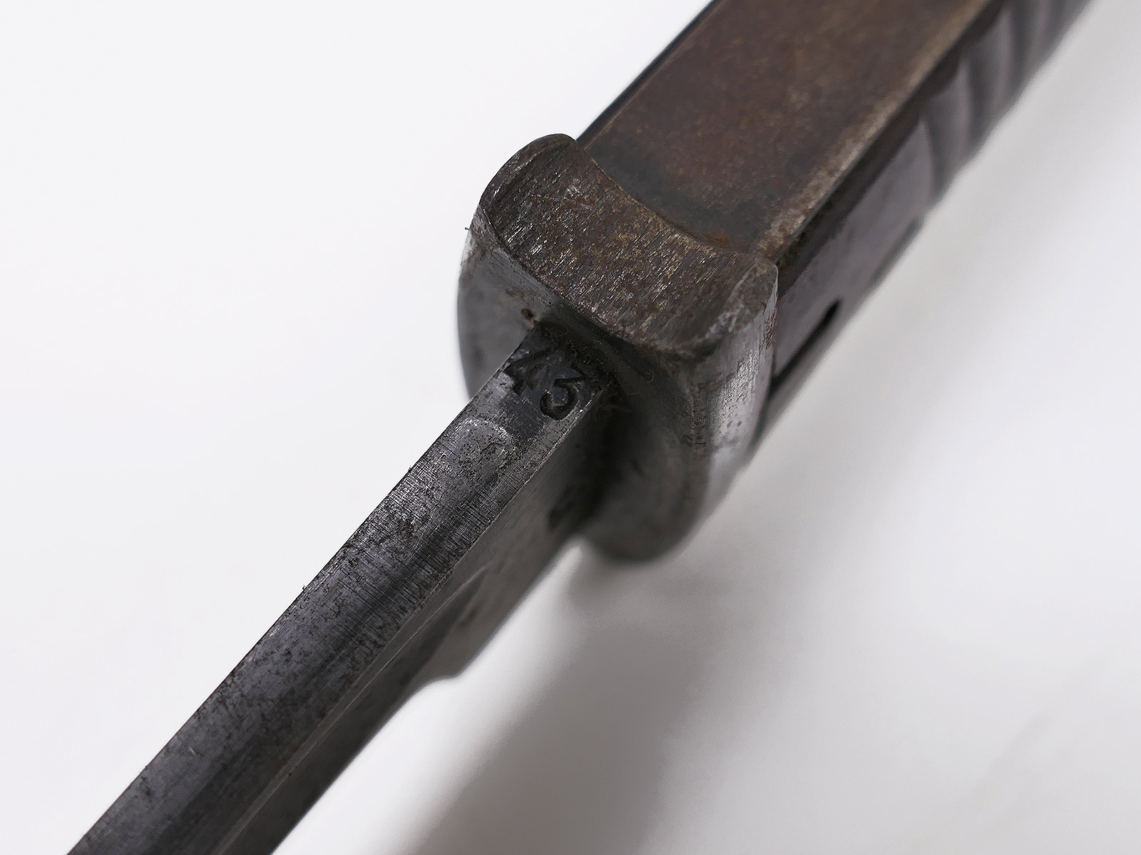 Wehrmacht Bajonett M84/98 ab 43 Karabiner K98 / Seitengewehr mit Scheide BATTLE WORN