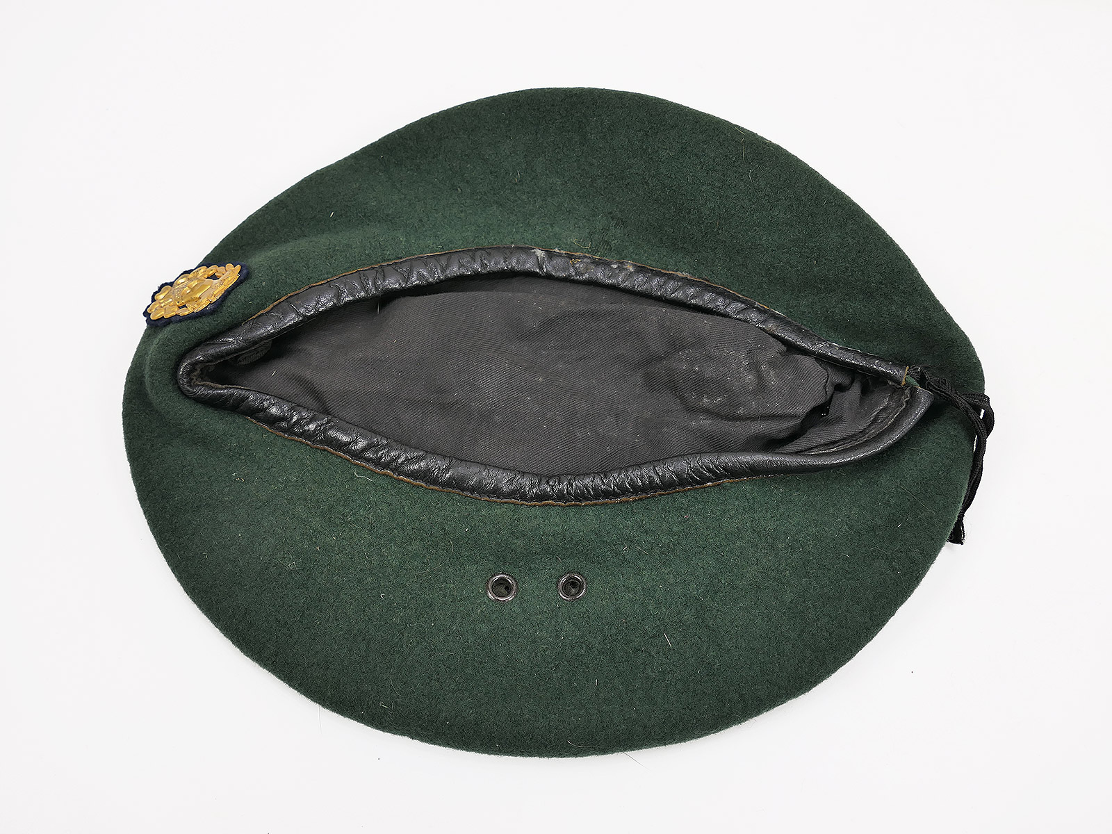 Dänemark Danish Army Barett dunkelgrün Green Beret kleine Größe 54-55
