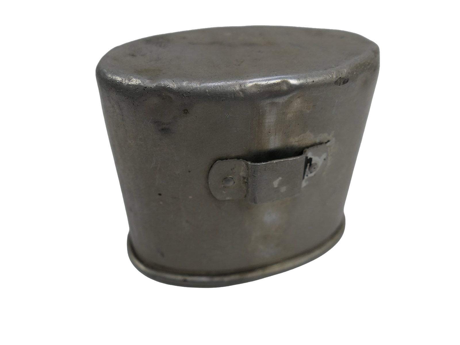Wehrmacht Feldflasche ESB40 mit Original Alu Becher WAL39  COLLECTION BATTLE WORN