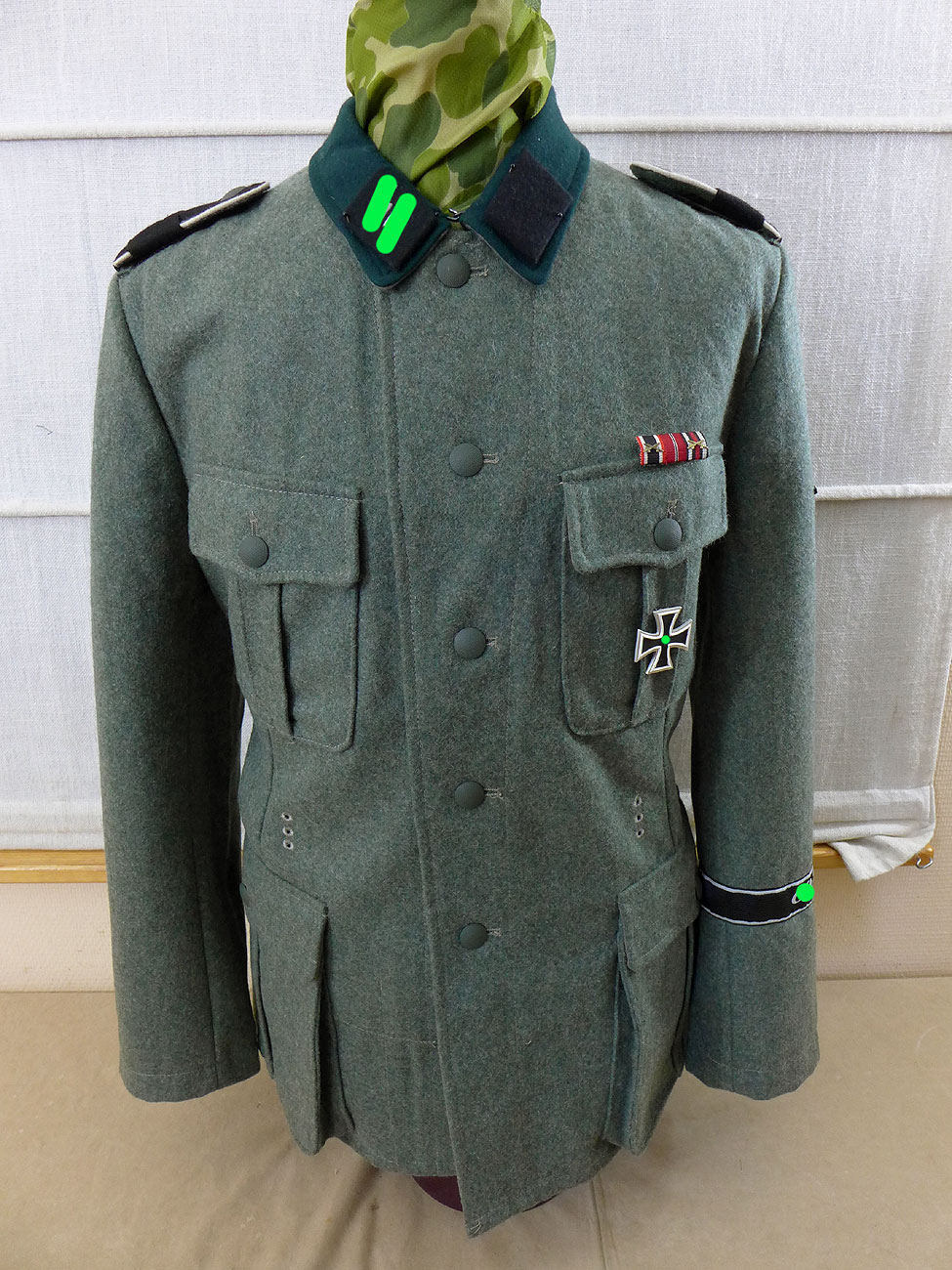 8726-07 Feldbluse M36 Waffen SS Dienstgrad SS Schütze der LAH