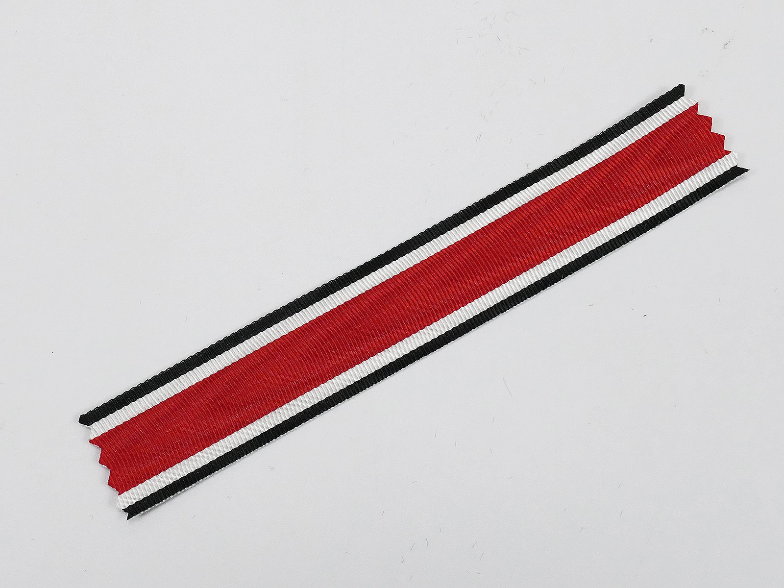 Wehrmacht 1x EK2 Band für Eisernes Kreuz 2.Klasse Feldbluse Knopfloch schmal 25mm x 15cm