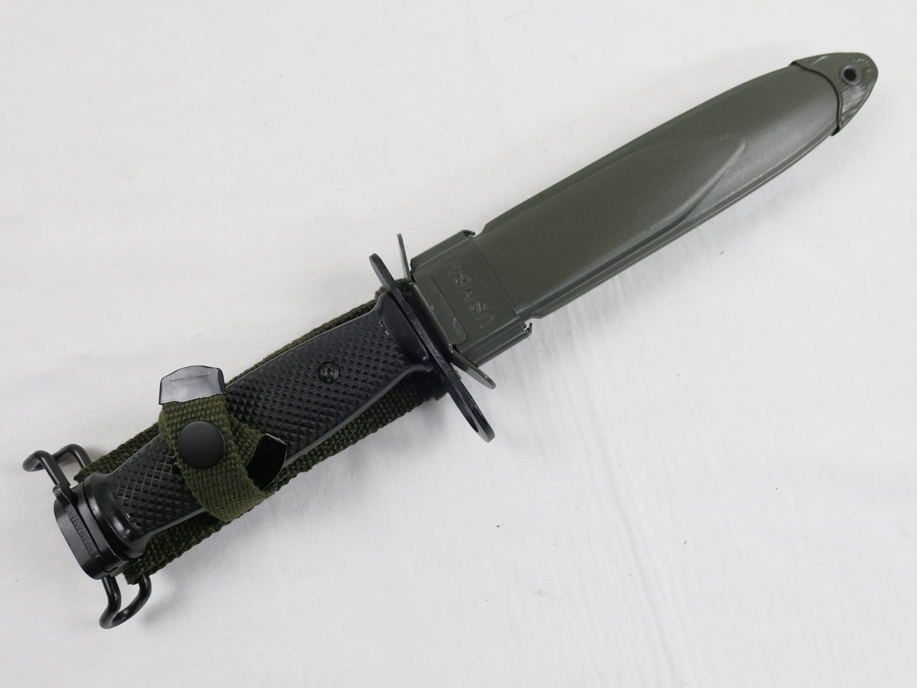 US BAJONETT M7 mit Scheide M8A1 für M16 Sturmgewehr Kampfmesser
