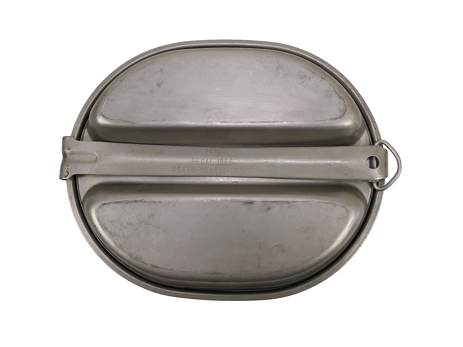 #05/ Original US Army Essgeschirr VIETNAM 60's Kochgeschirr Canteen Regal 1966 COLLECTION BATTLE WORN