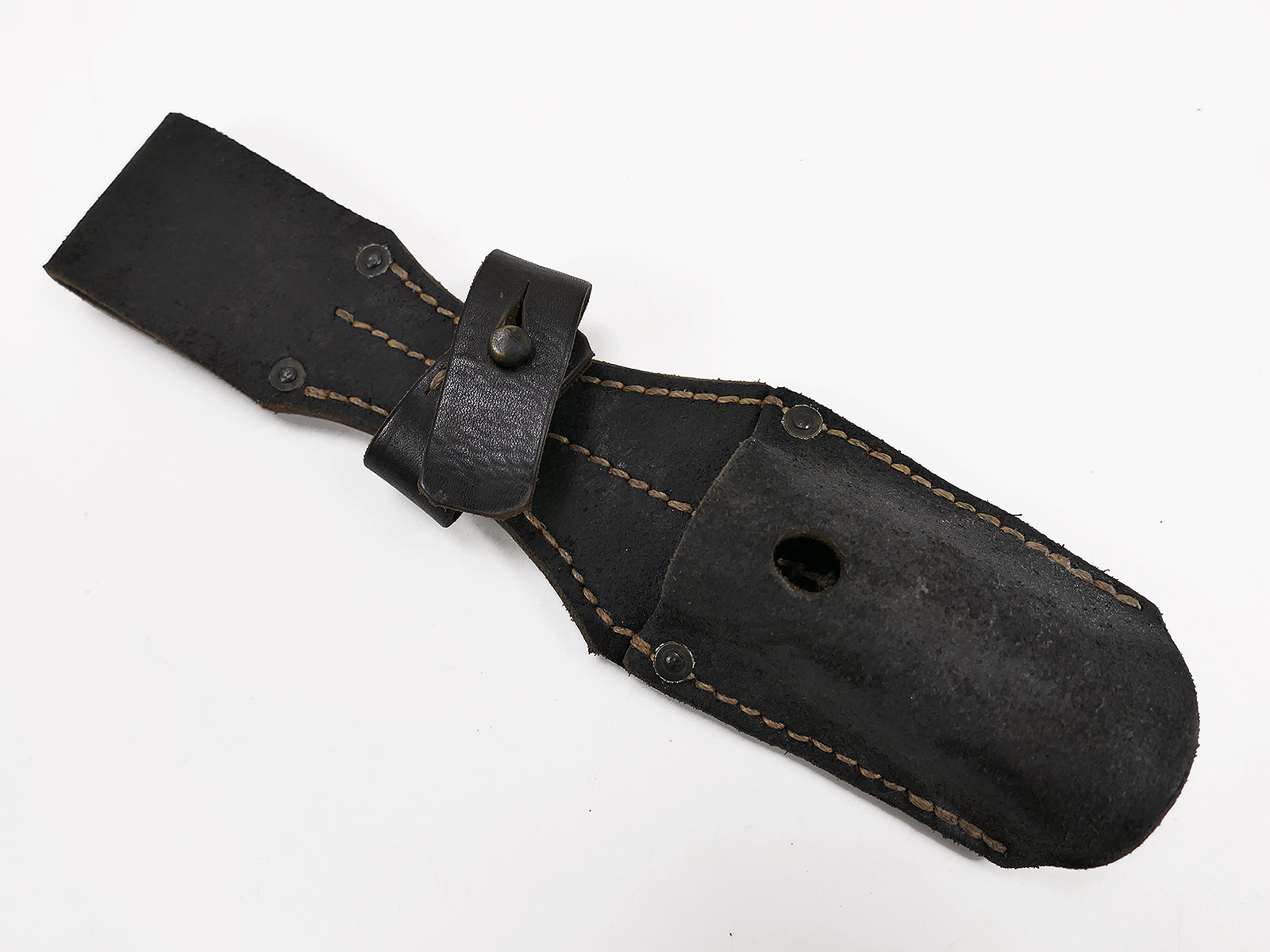 Wehrmacht Koppelschuh K98 Bajonett schwarz / Seitengewehrtasche Chemnitz 1941