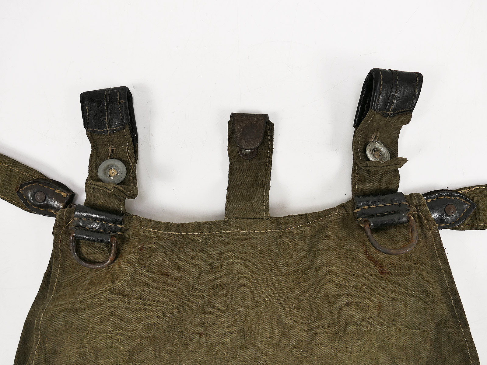 WW2 Wehrmacht Original M31 Brotbeutel mit Riemen COLLECTION BATTLE WORN