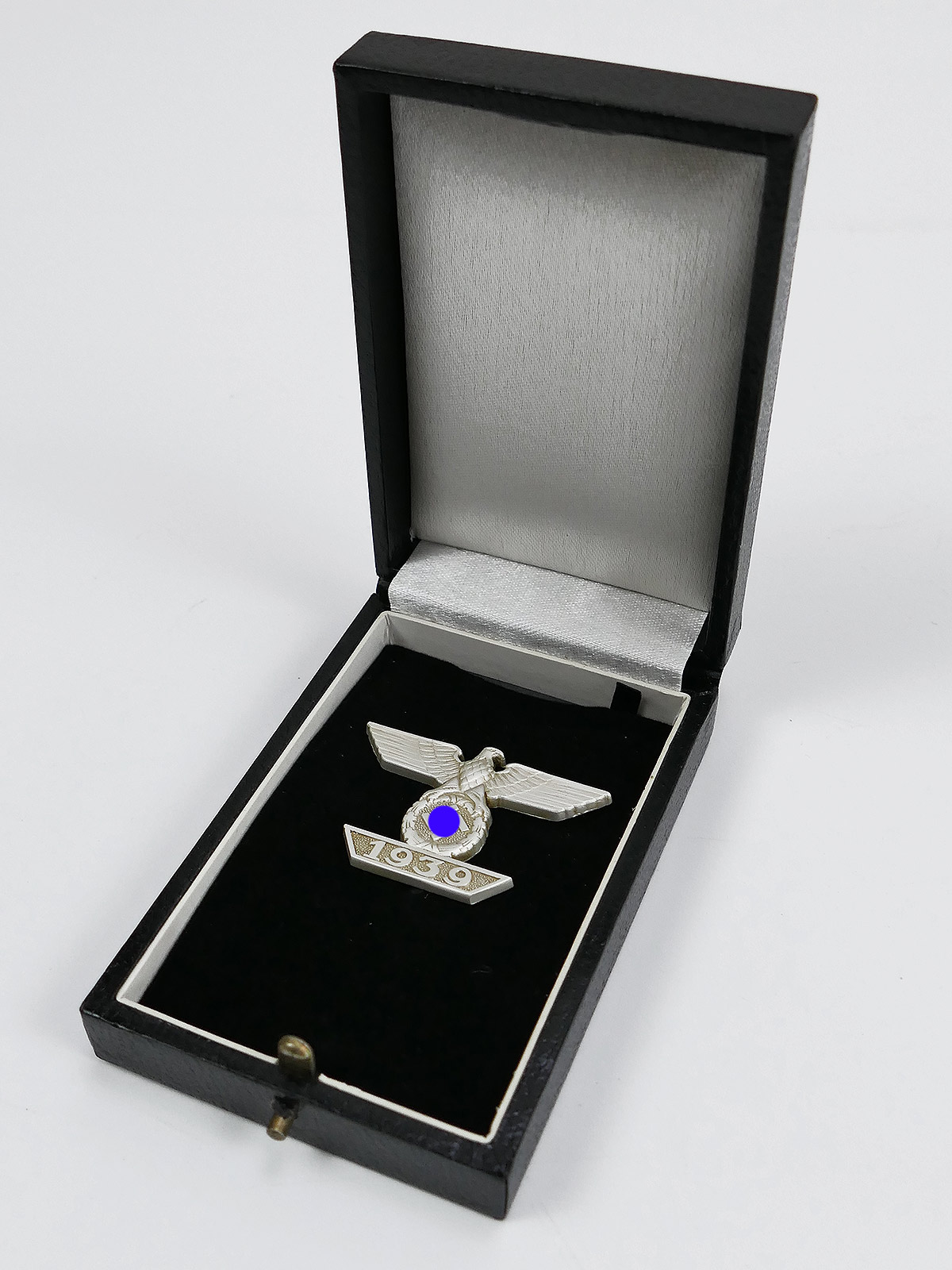 Eisernes Kreuz 1939 Wiederholungsspange im Verleihungsetui / Etui Spange EK1