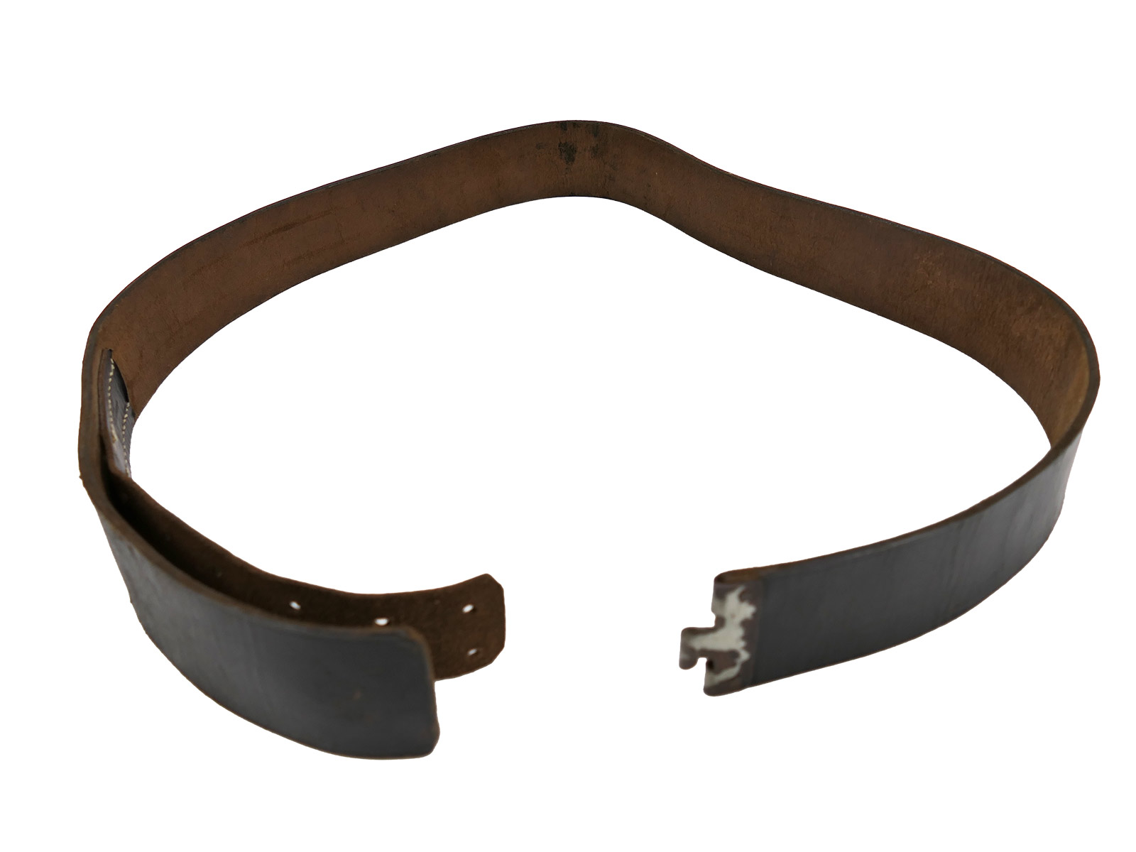 Vintage Leder Koppel / Koppelriemen Lederkoppel 104cm COLLECTION BATTLE WORN