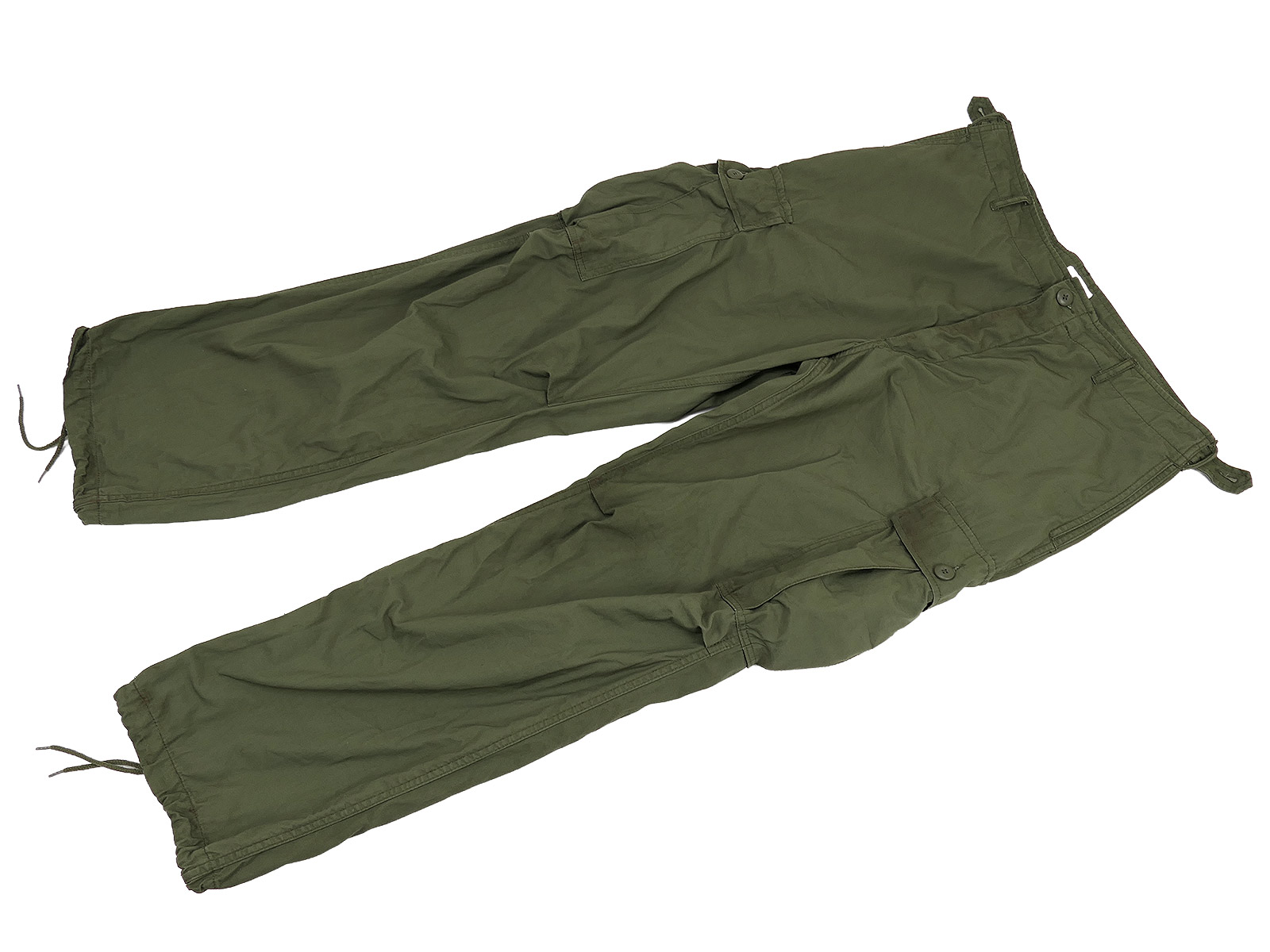 Einzelstück - Filmrequisite US Army Feldhose Hose Jungle Pants M64 Vietnam oliv MEDIUM Reg.