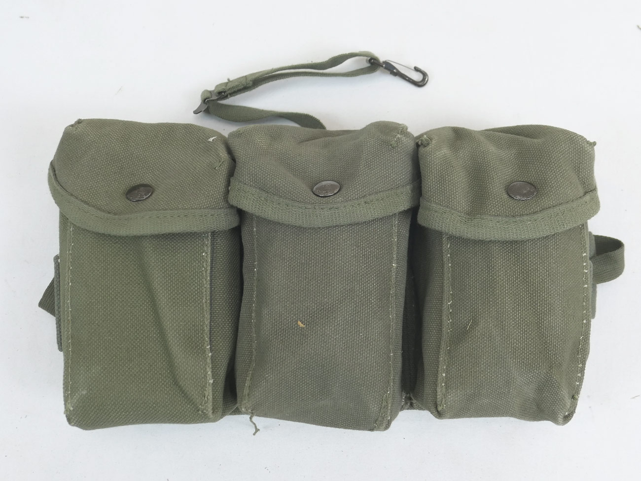 P1580510xPGgr9ToN43t7 M1A M14 Triple Ammo Magazine Pouch Canvas Magazintasche